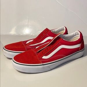 Vans old skool Red and White